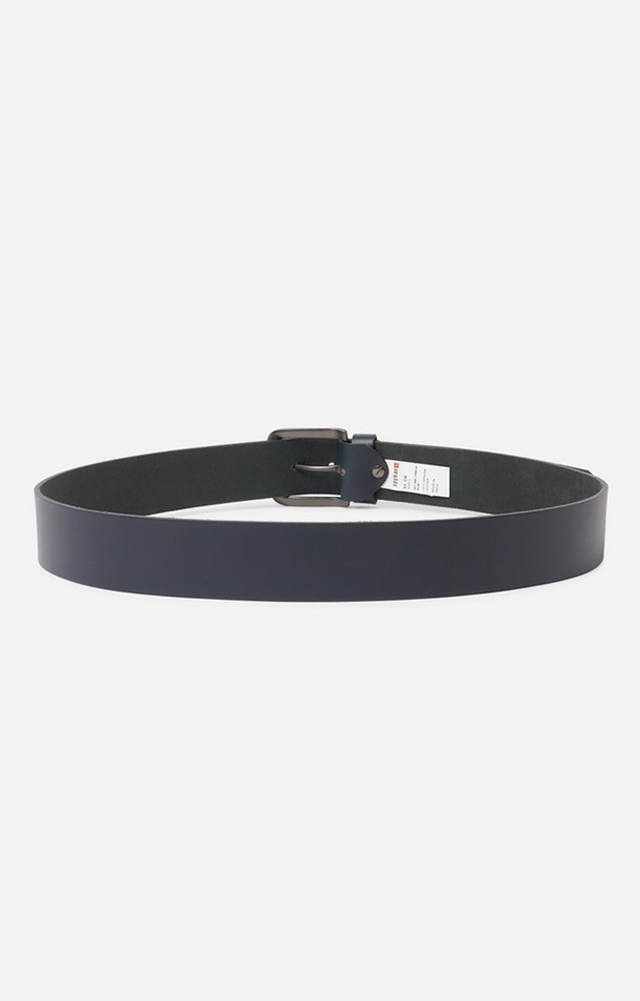 Spykar Blue Genuine Leather Belt