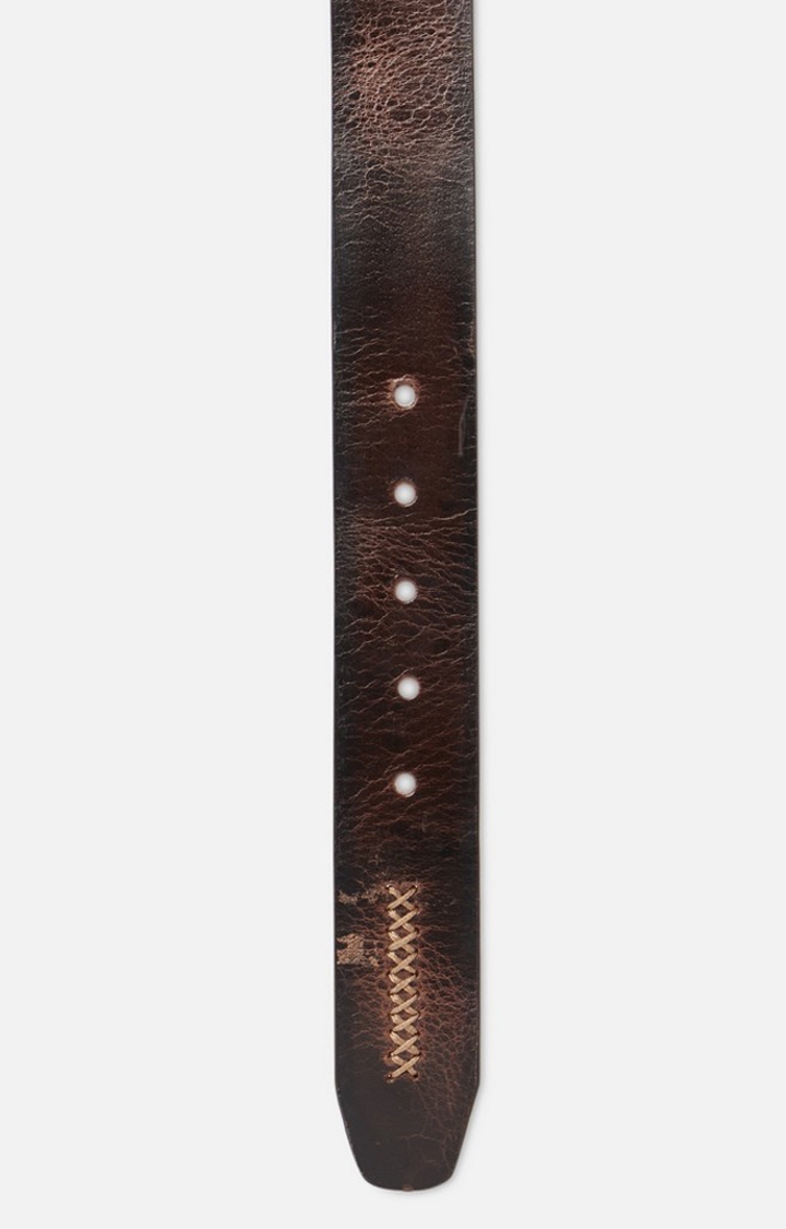 spykar | Spykar Tan Genuine Leather Belt 4