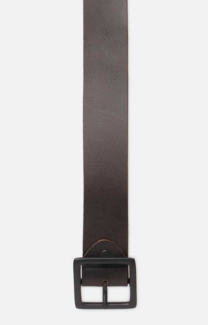 spykar | Spykar Brown Genuine Leather Belt 3