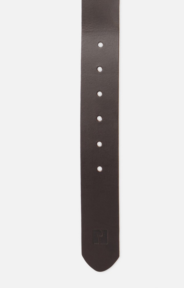spykar | Spykar Brown Genuine Leather Belt 4