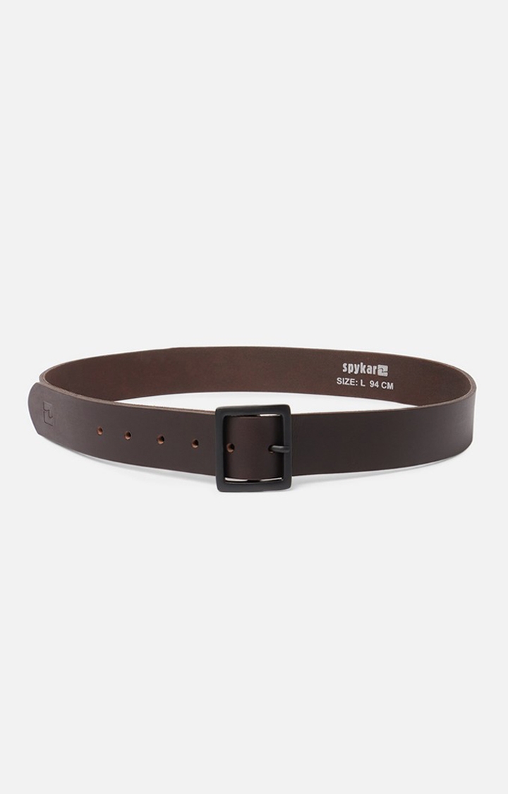 spykar | Spykar Brown Genuine Leather Belt 2
