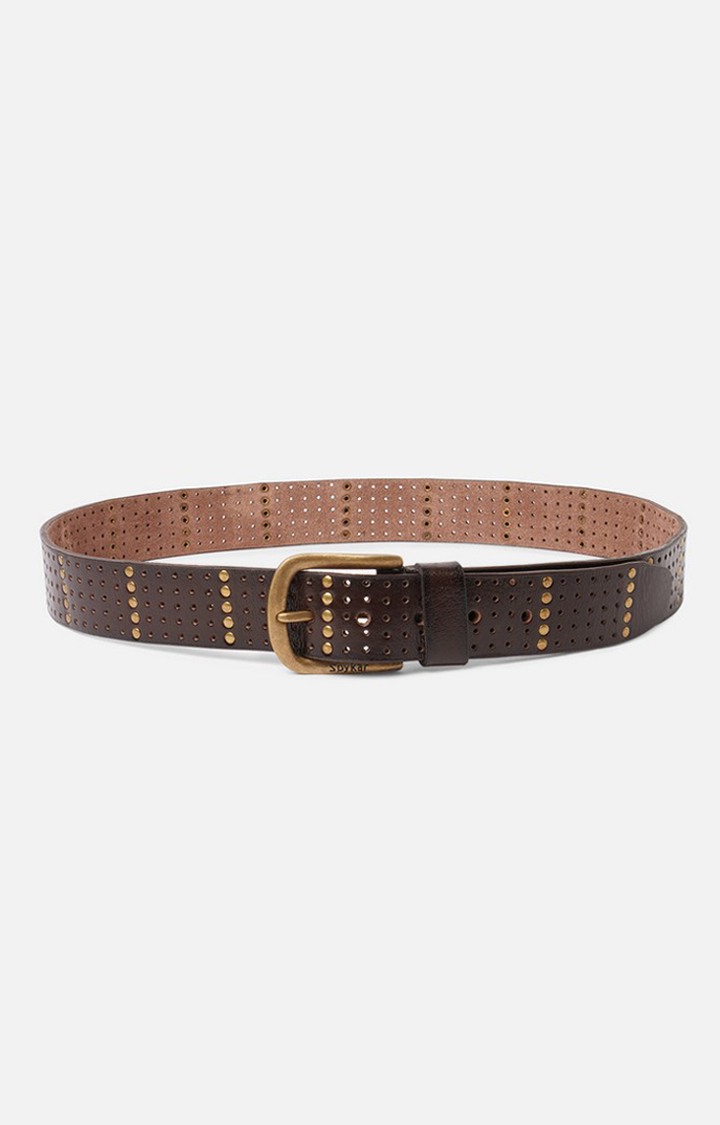 Spykar Brown Genuine Leather Belt
