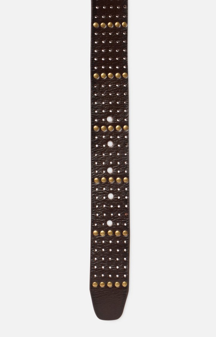 Spykar Brown Genuine Leather Belt