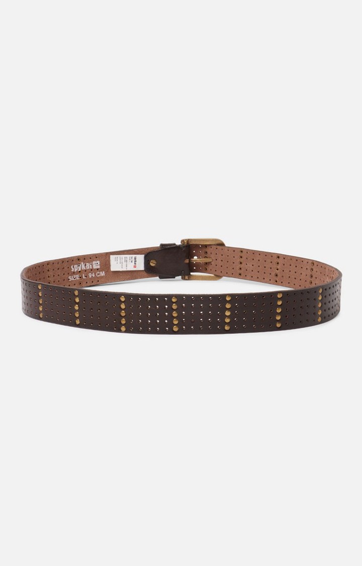 Spykar Brown Genuine Leather Belt