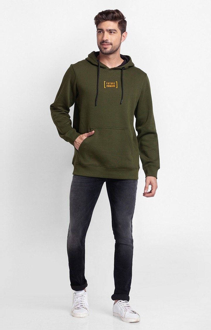Spykar sweatshirt with zipper 2025