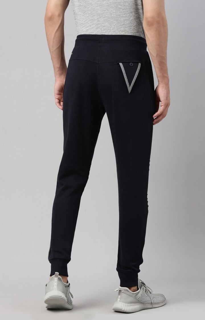 Men's Black Cotton Solid Activewear Jogger