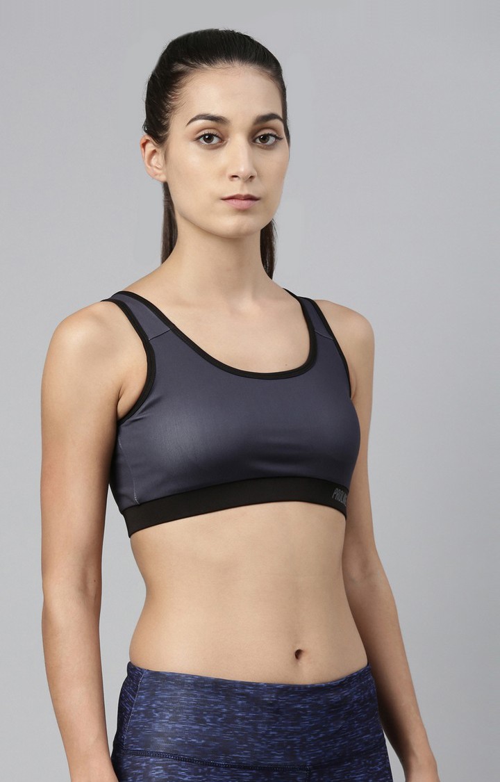 Grey Sports Bra Activewear Bra