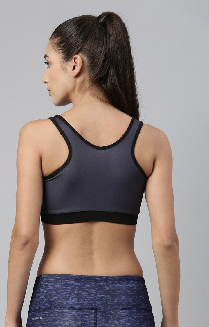 Grey Sports Bra Activewear Bra