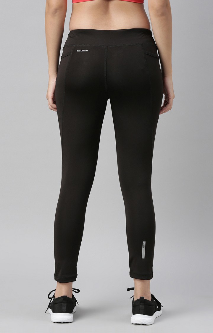 Women's Black Spandex Activewear Leggings