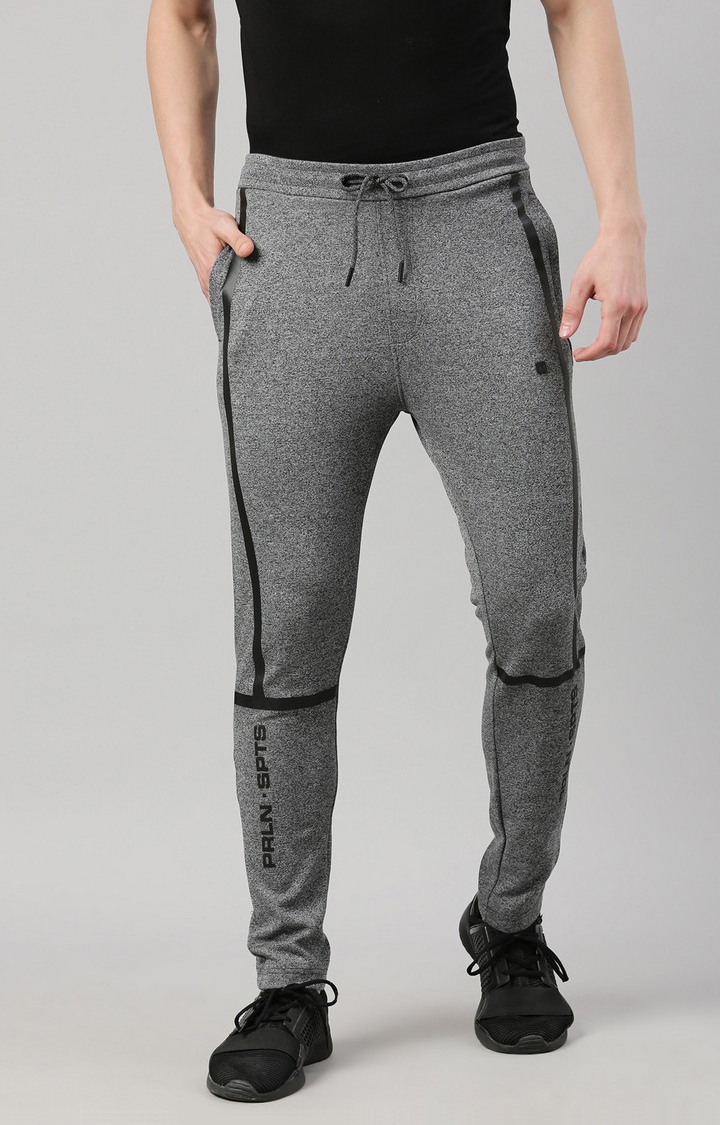 Proline | Men's Grey Cotton Melange Activewear Jogger