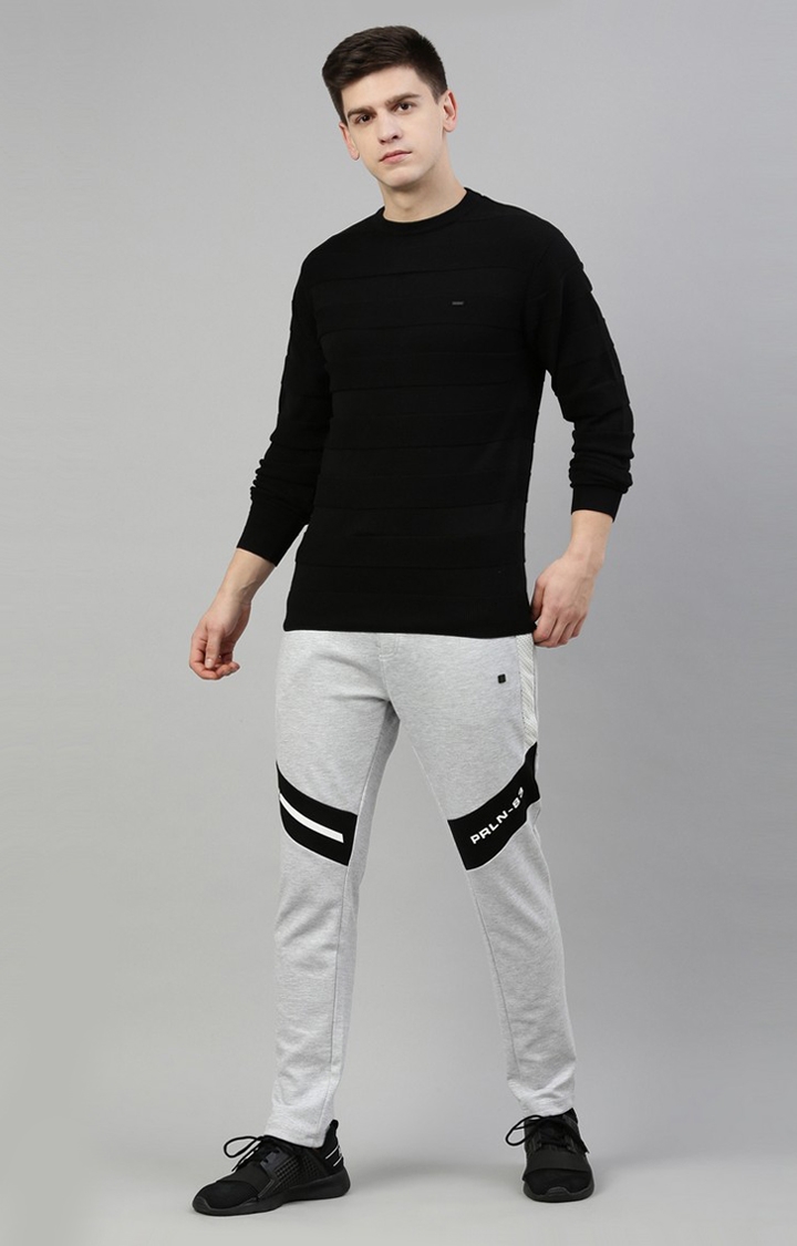Proline | Men's Black Cotton Solid Sweatshirt 1