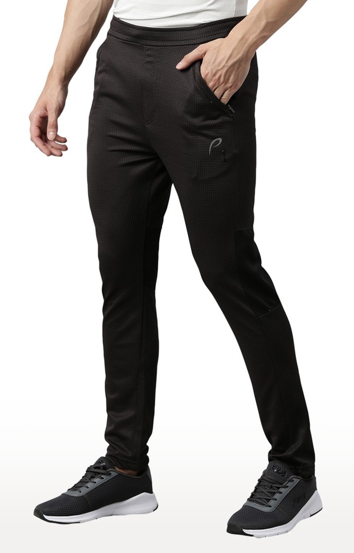 Proline | Men's Grey Cotton Solid Trackpants 3