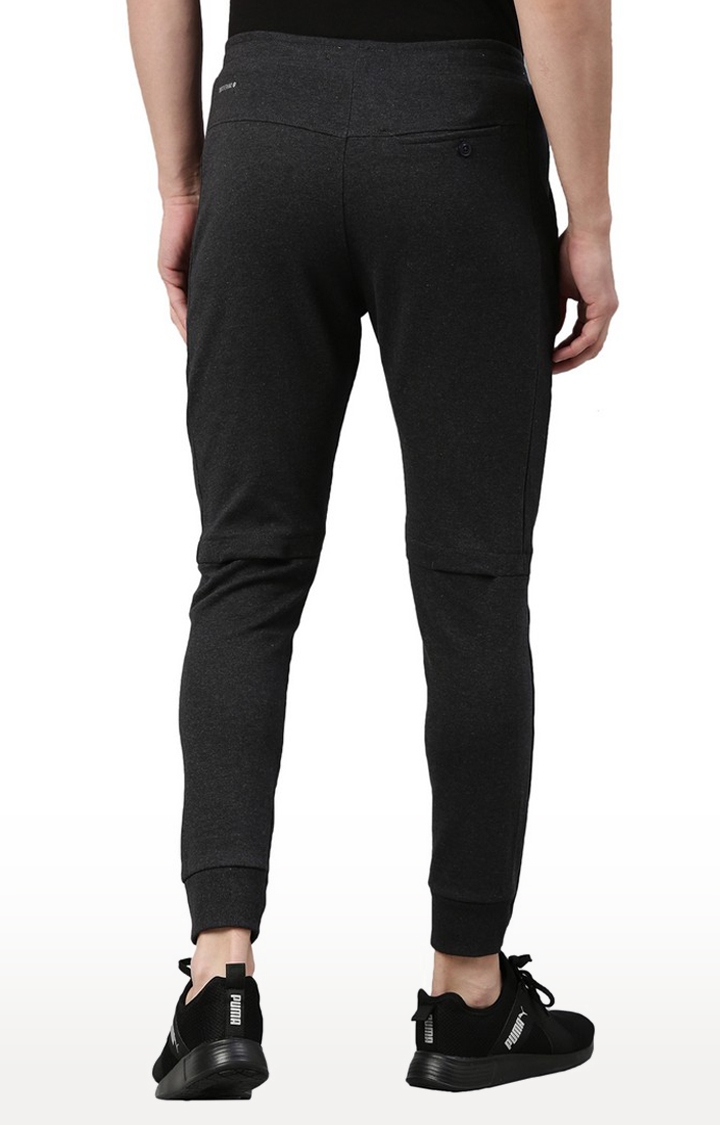 Proline | Men's Grey Cotton Solid Activewear Jogger 3