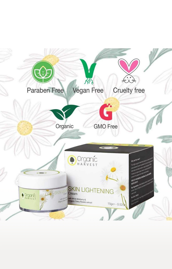 Organic Harvest | Organic Harvest Skin Lightening Cream, 15gm 4