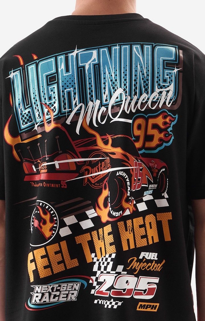 Men's Cars Lightning McQueen Oversized T-Shirts
