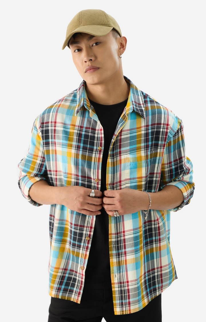 Men's Plaids: Ethereal Men's Relaxed Shirts