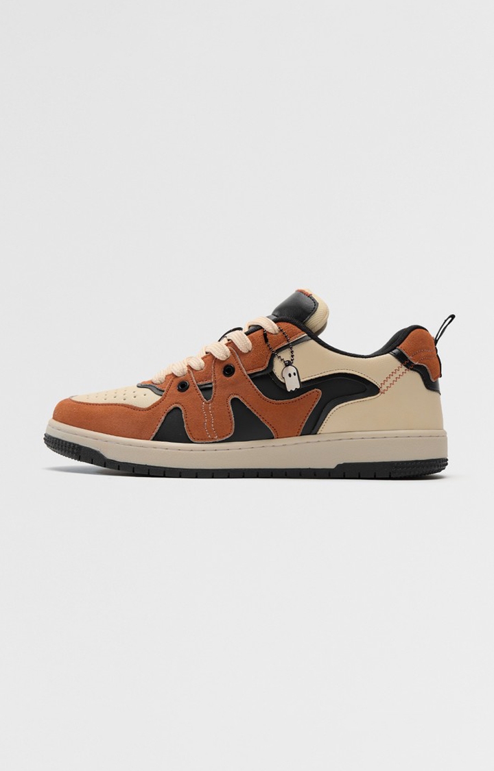 The Souled Store | The Soulted Store Urban Blaze: Orange Men Low Top Sneakers
