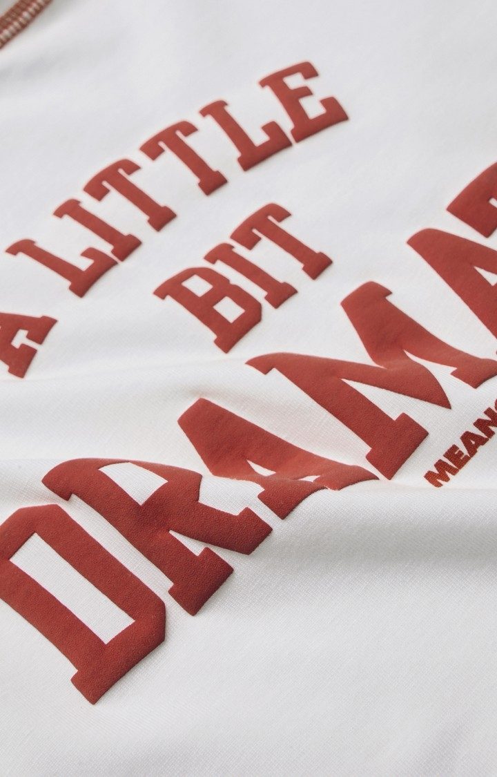Women's Mean Girls: A Little Dramatic Women's Cropped Tops