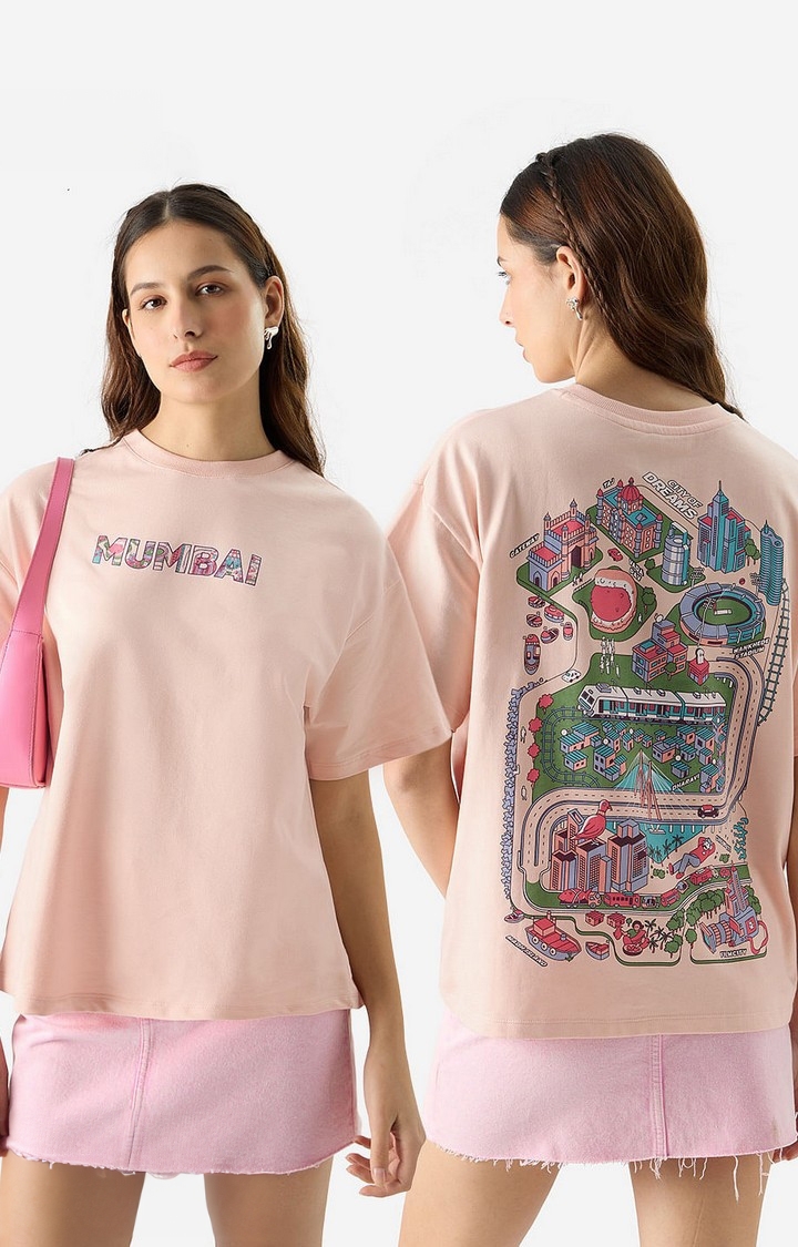 The Souled Store | Women's TSS Originals: Mumbai Women's Oversized T-Shirt