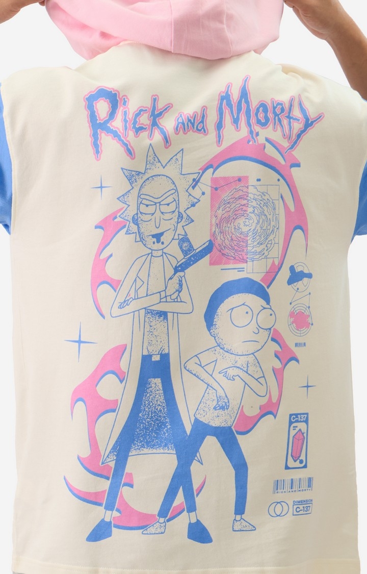 Men's Rick and Morty C-137 Hooded T-Shirts