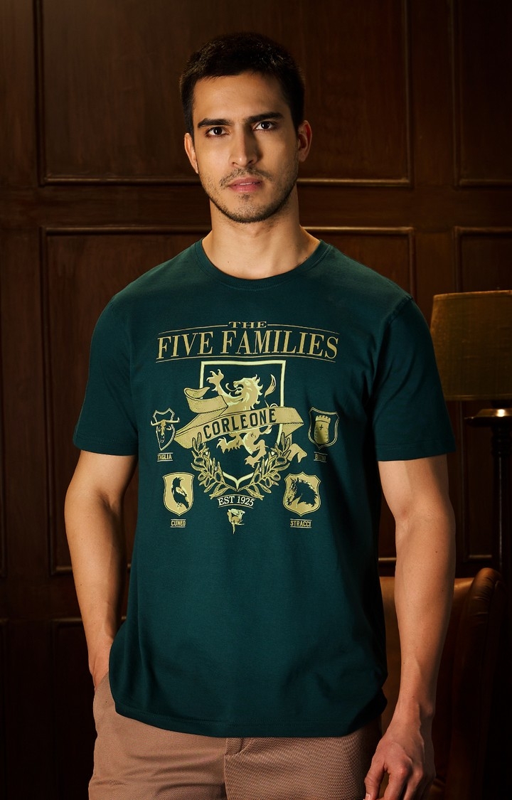 The Souled Store | Men's The Godfather: Five Families T-Shirt