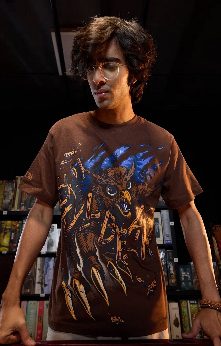 The Souled Store | Men's Dungeons & Dragons: Owlbear T-Shirt