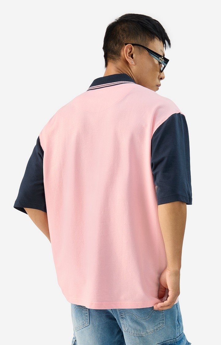 Men's Carmine Zipper Polo T-Shirt