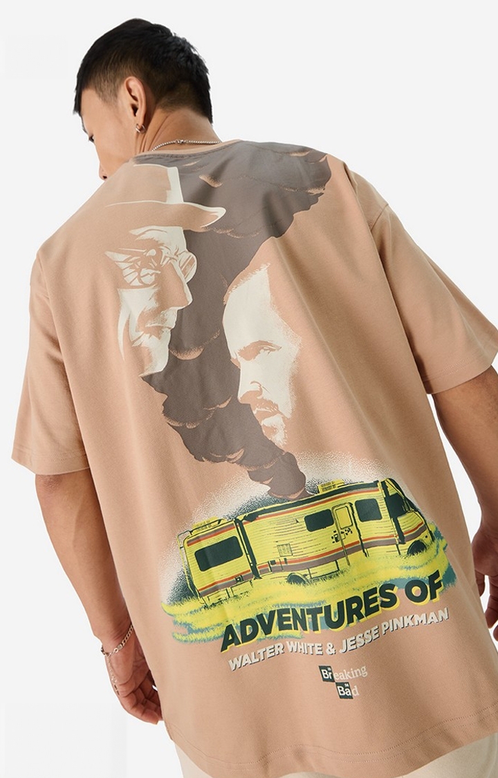 The Souled Store | Men's Breaking Bad: Walter & Jesse Oversized T-Shirt