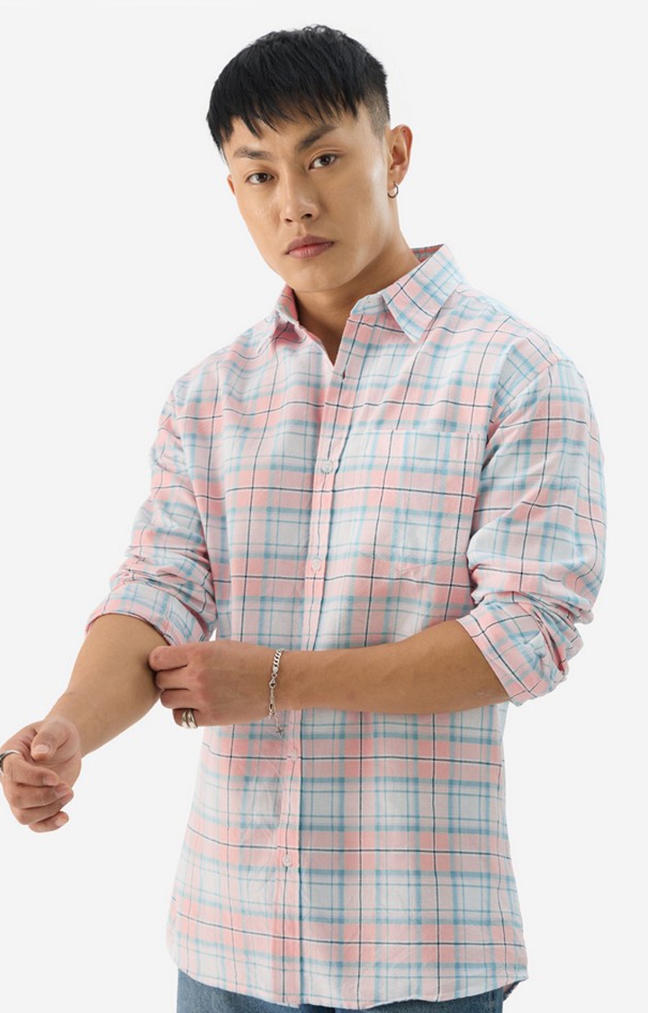 The Souled Store | Men's Single Patch Relaxed Casual Shirt