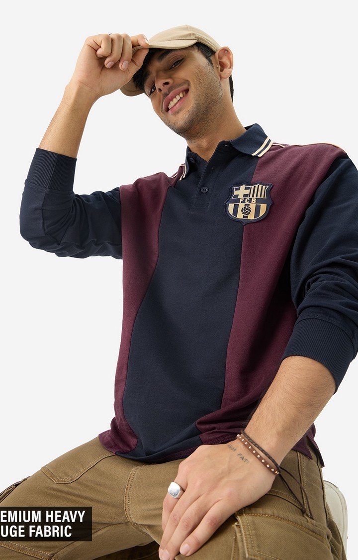 Men's FCB: Love of Football Men's Rugby Polo T-Shirt