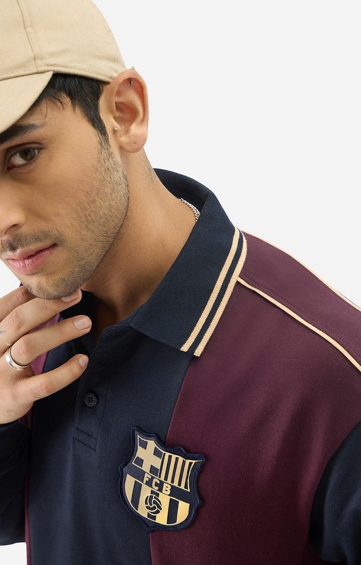 Men's FCB: Love of Football Men's Rugby Polo T-Shirt