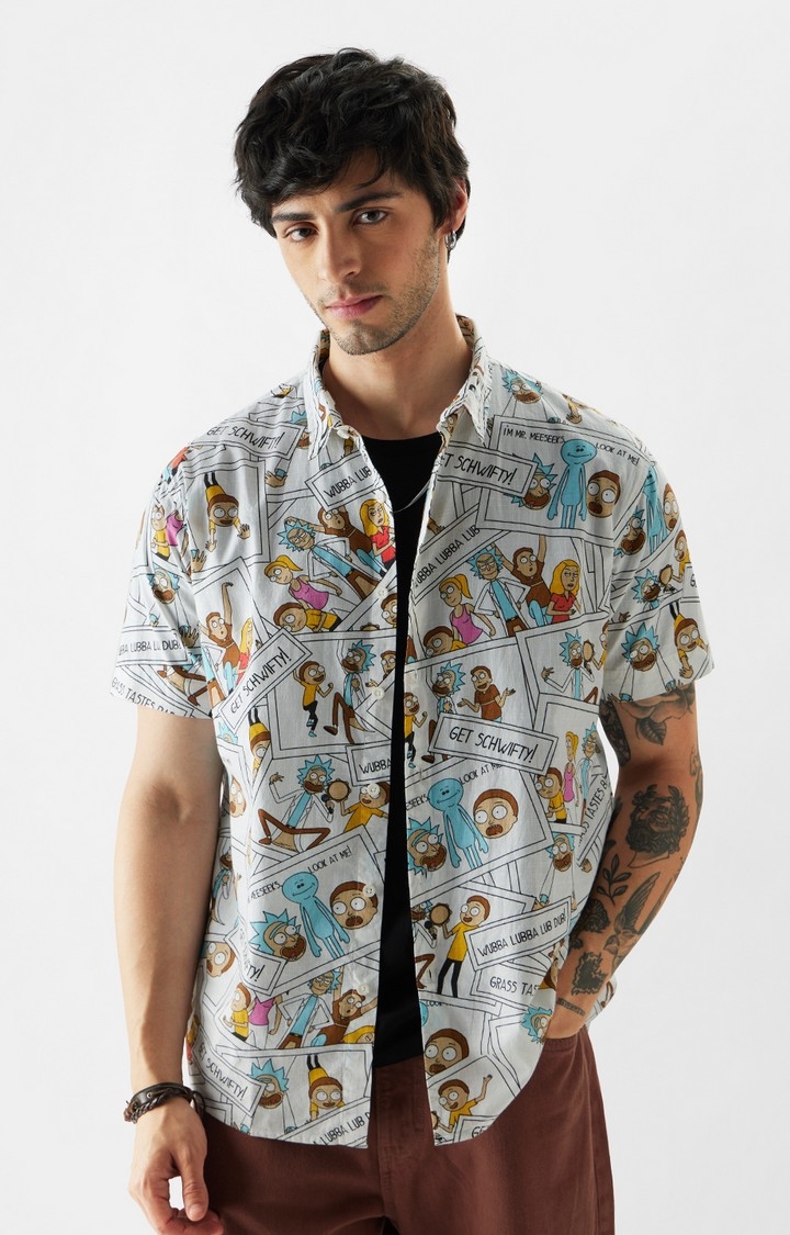 Men's Rick & Morty: Get Schwifty Summer Shirts