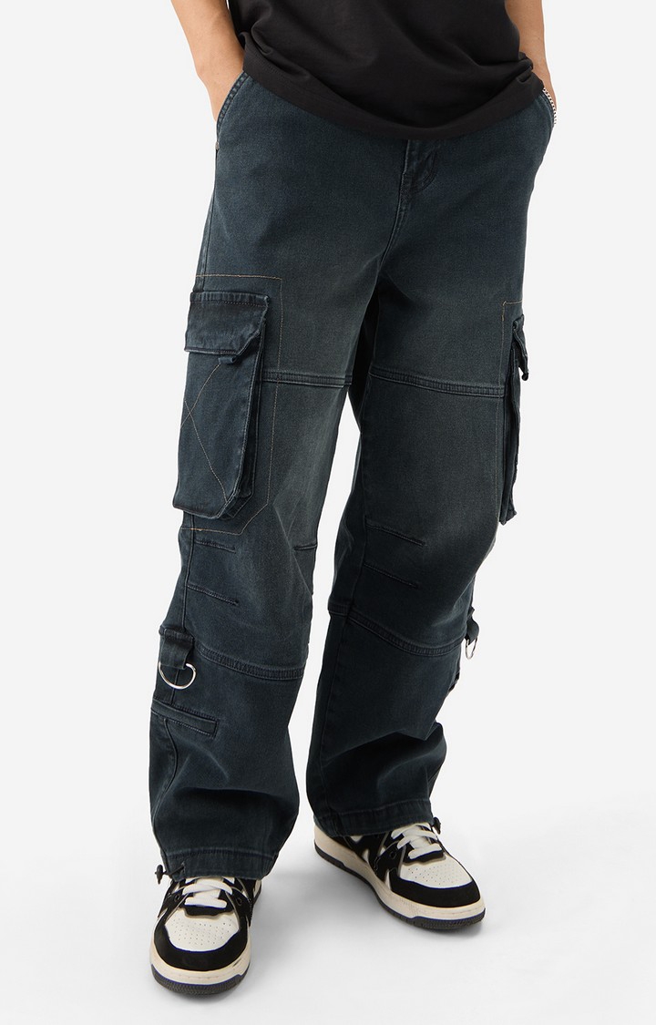 The Souled Store | Men's TSS Originals Comfrey Cargo Jeans