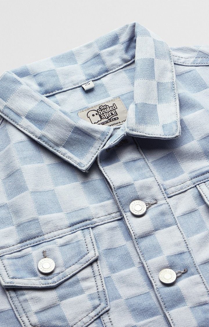 Women's TSS Originals: Tonal Checkered Women's Denim Jackets