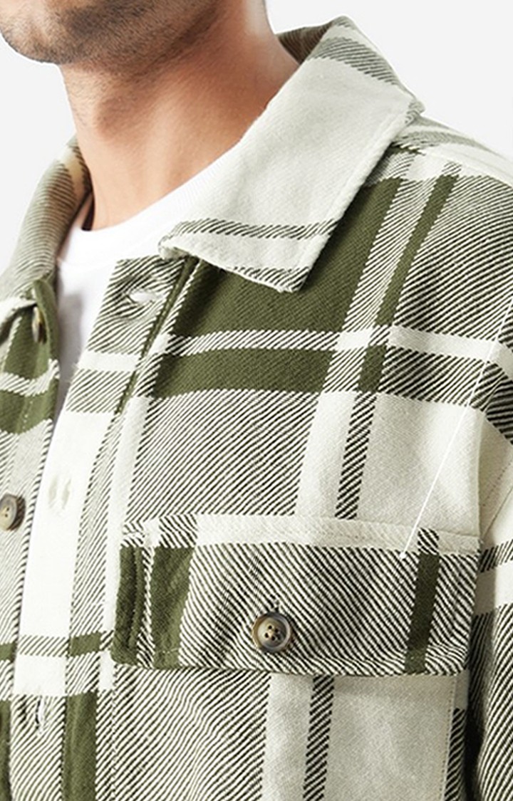 Men's TSS Plaids: Olive Drift Men's Shackets