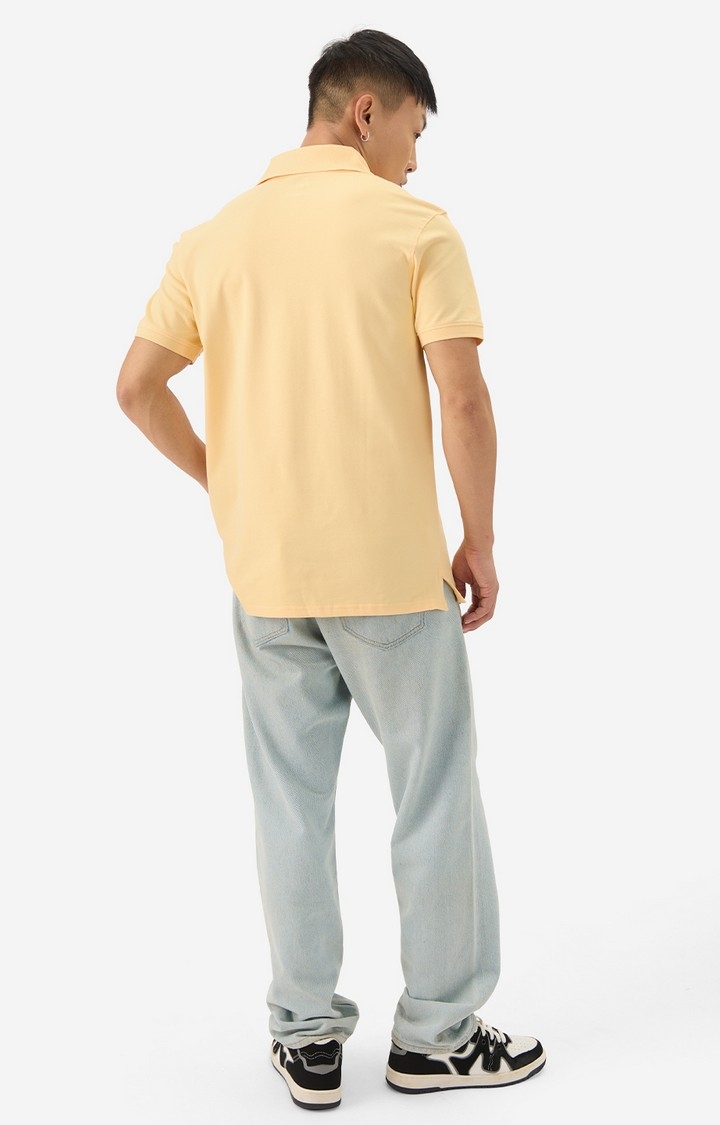 Men's Solids Limelight Polo T-Shirt