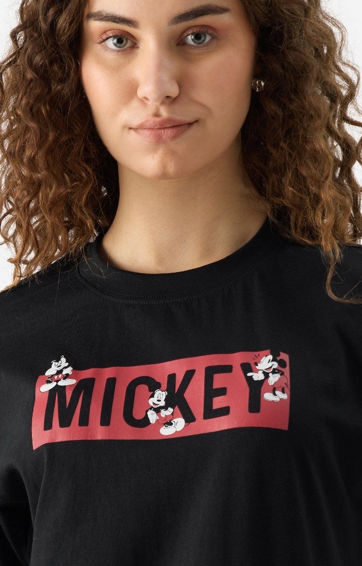 Women's Disney: Mickey Expression Women's Oversized T-Shirt