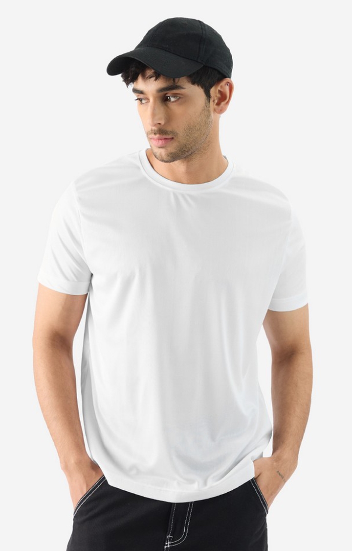 Men's Solid: White Jerseys