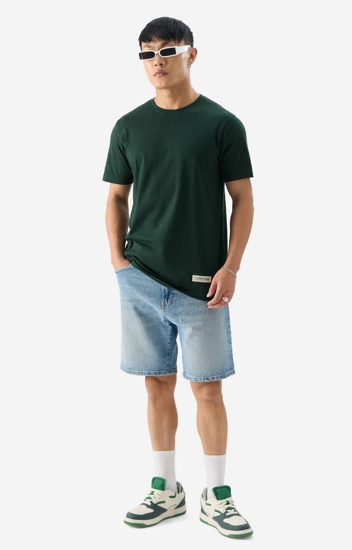 Men's Classic Sustainable Tee: Emerald Green T-Shirt