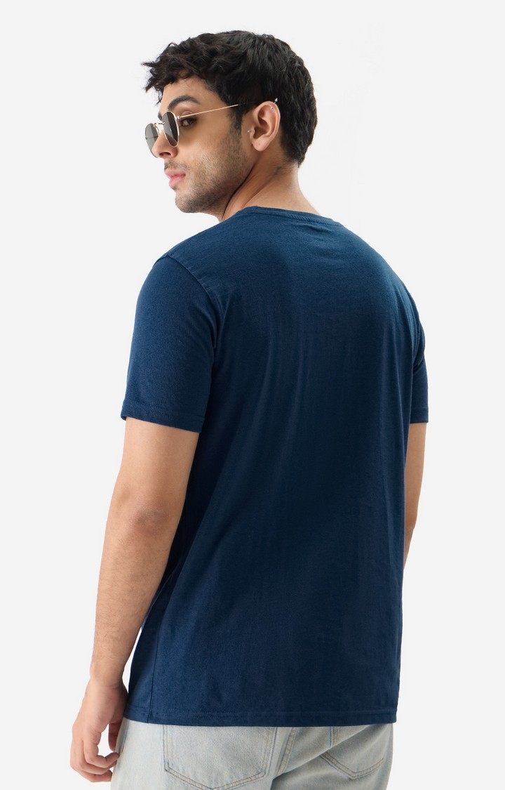 Men's Classic Sustainable Tee: Airforce Blue T-Shirt