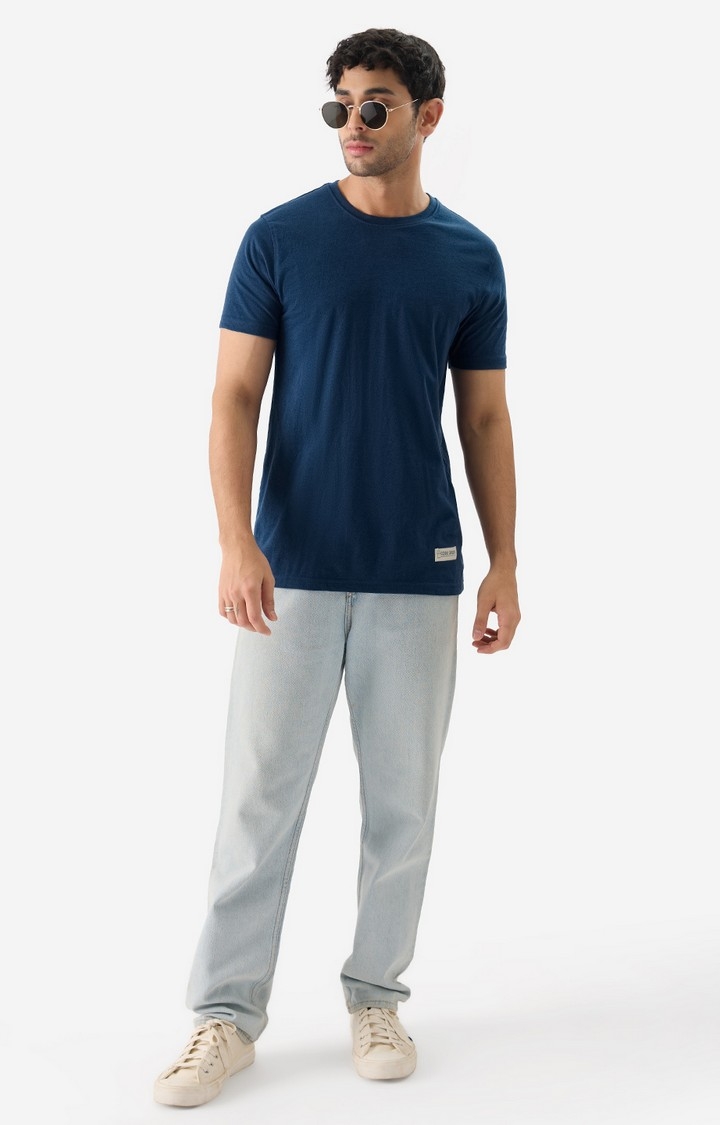 Men's Classic Sustainable Tee: Airforce Blue T-Shirt
