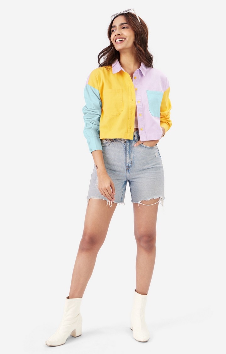 The Souled Store | Women's TSS Originals: Candy Pop Cropped Shirts