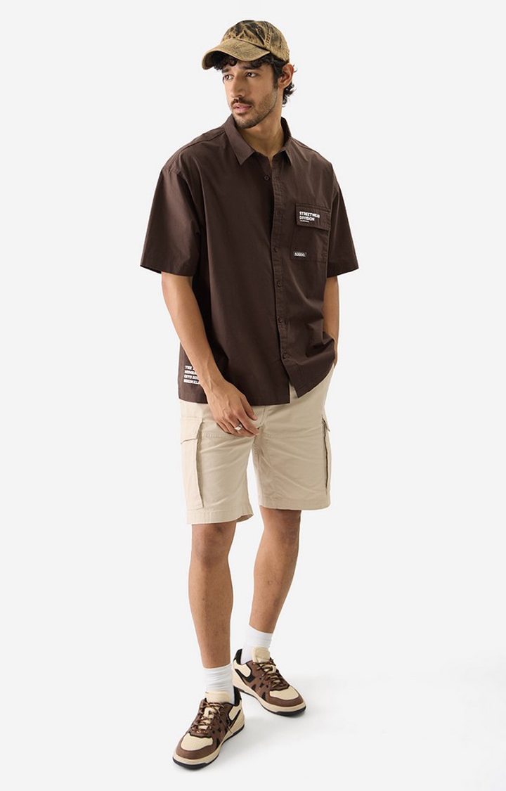 The Souled Store | Men's Street Division Oversized Casual Shirt