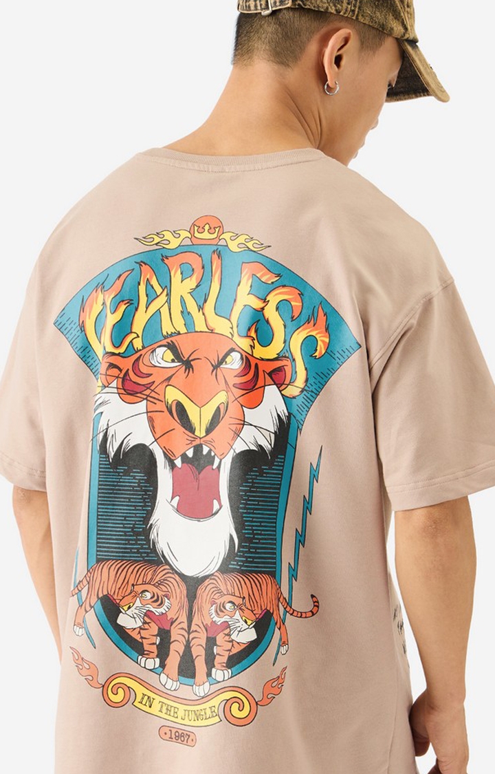 Men's Disney Fearless Shere Khan Oversized T-Shirts