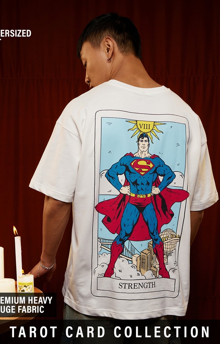 Men's Tarot: Superman Oversized T-Shirt