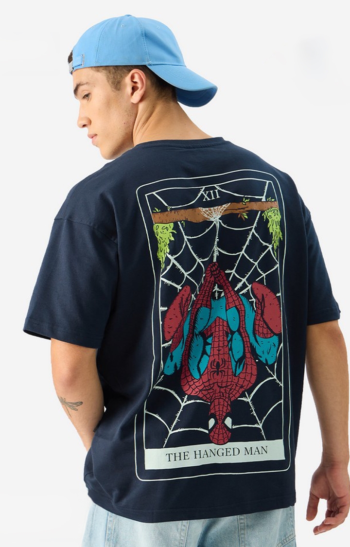 Men's Spider-Man The Hanged Man Oversized T-Shirts