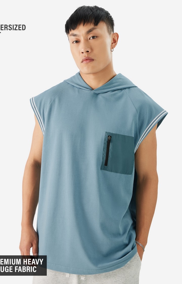 The Souled Store | Men's Solids: Arctic Hooded T-Shirt