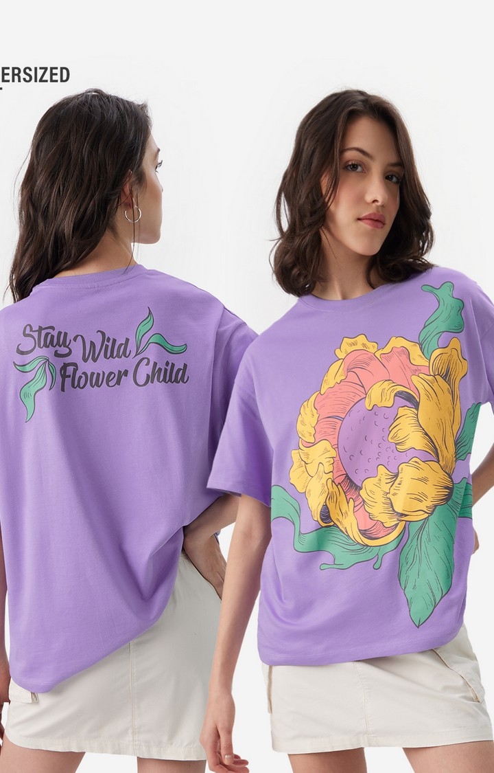 The Souled Store | Women's TSS Originals: Flower Child Women's Oversized T-Shirt