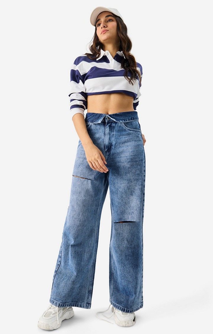 Women's Frosty Blue Jeans
