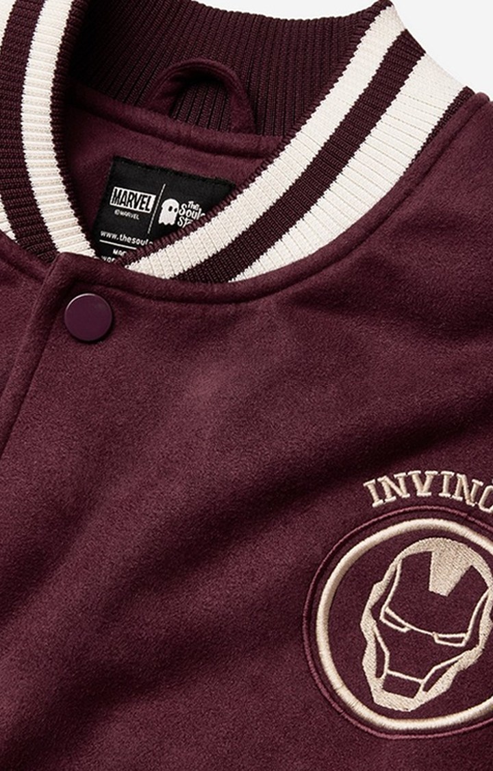Men's Iron Man: Invincible Varsity Jackets